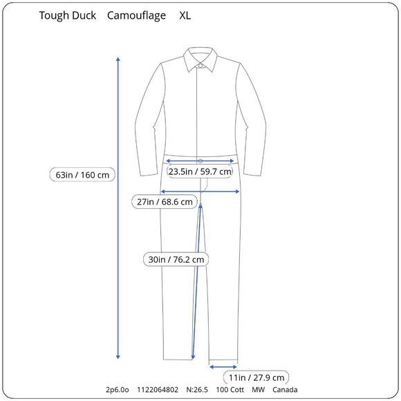 Rare HTF Tough Duck Green Camouflage Denim Hunting Outdoors Bib Overalls XL - Picture 11 of 11